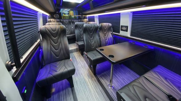 18 passenger sprinter van interior irving