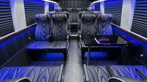 20 passenger sprinter van interior irving