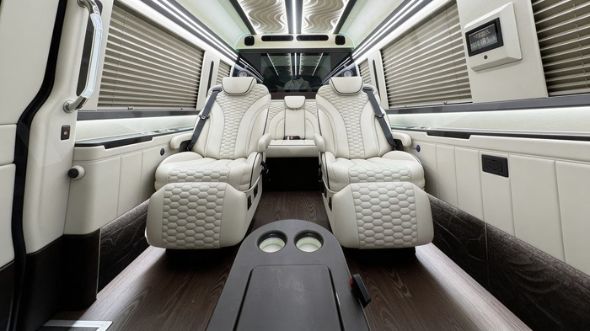 irving 8 passenger sprinter van interior