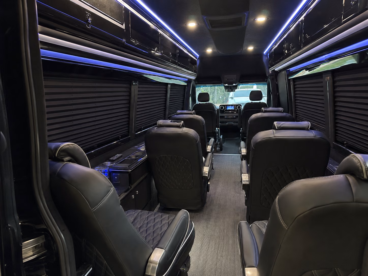 10 passenger sprinter van interior