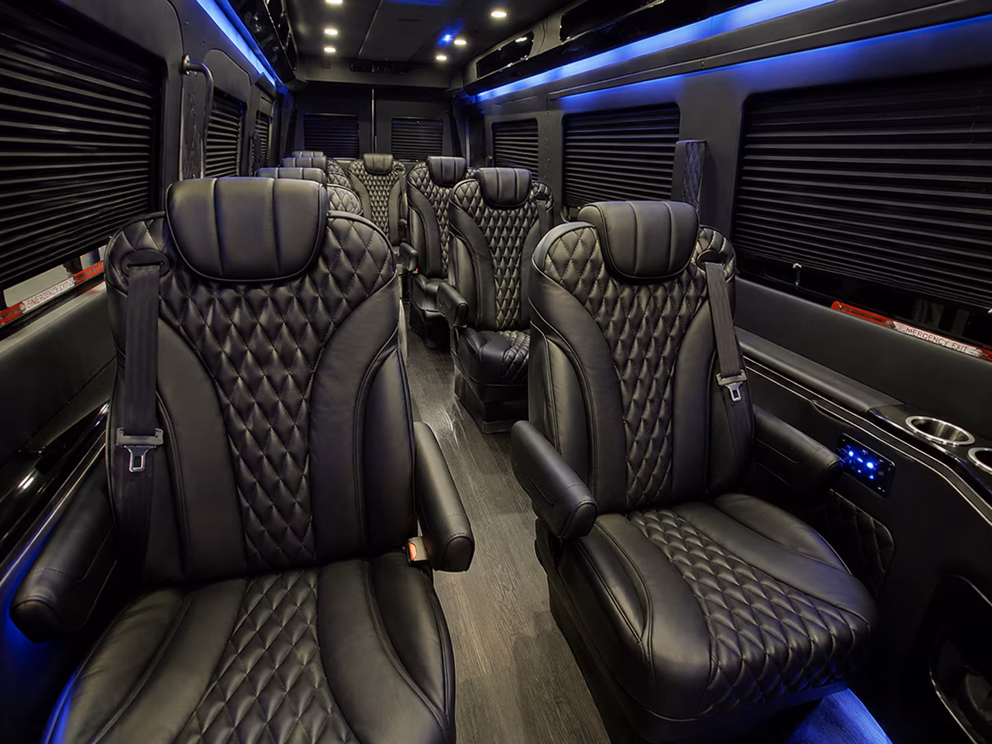 irving 12 passenger sprinter van interior