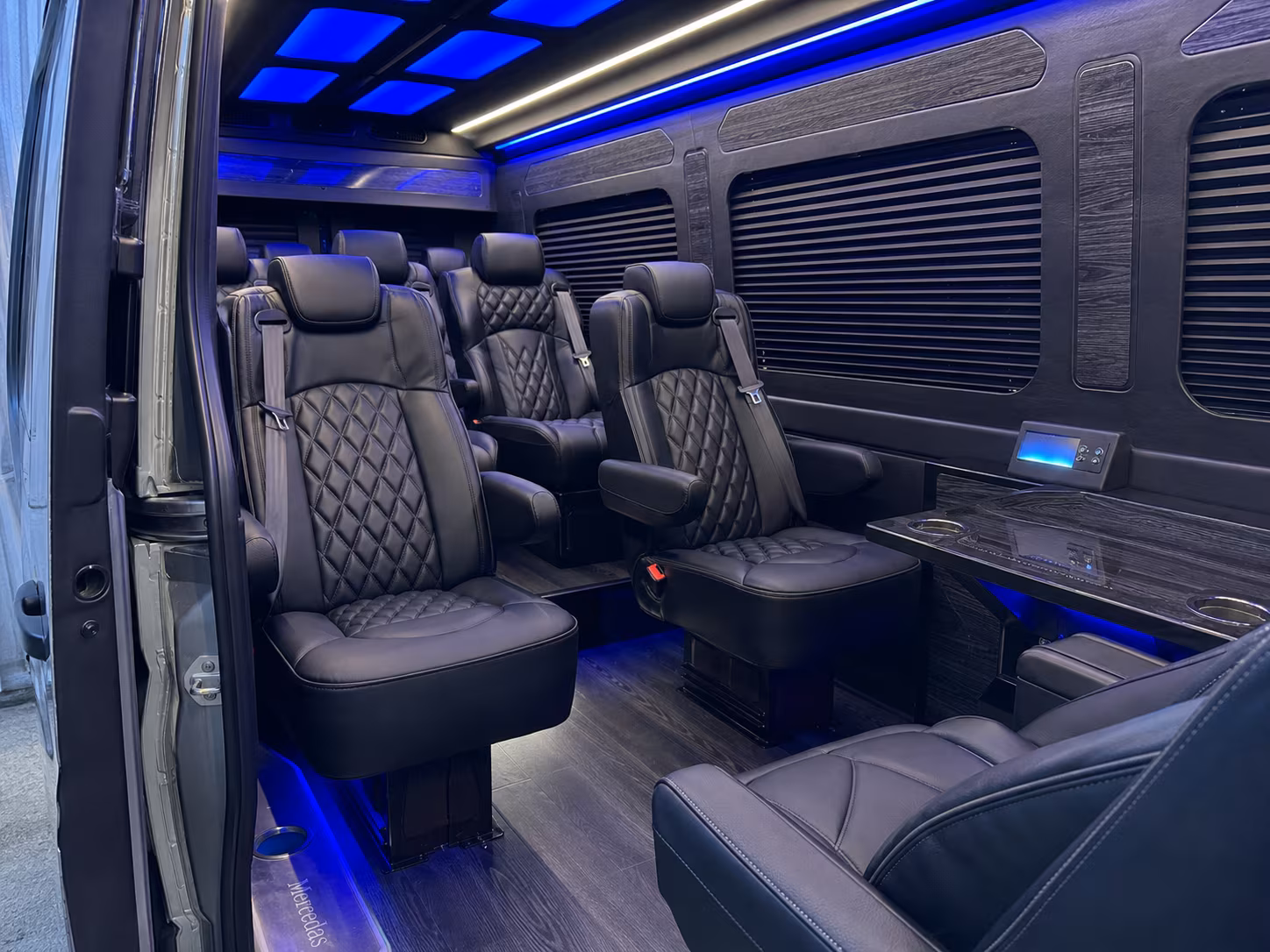 irving 18 passenger sprinter van inside