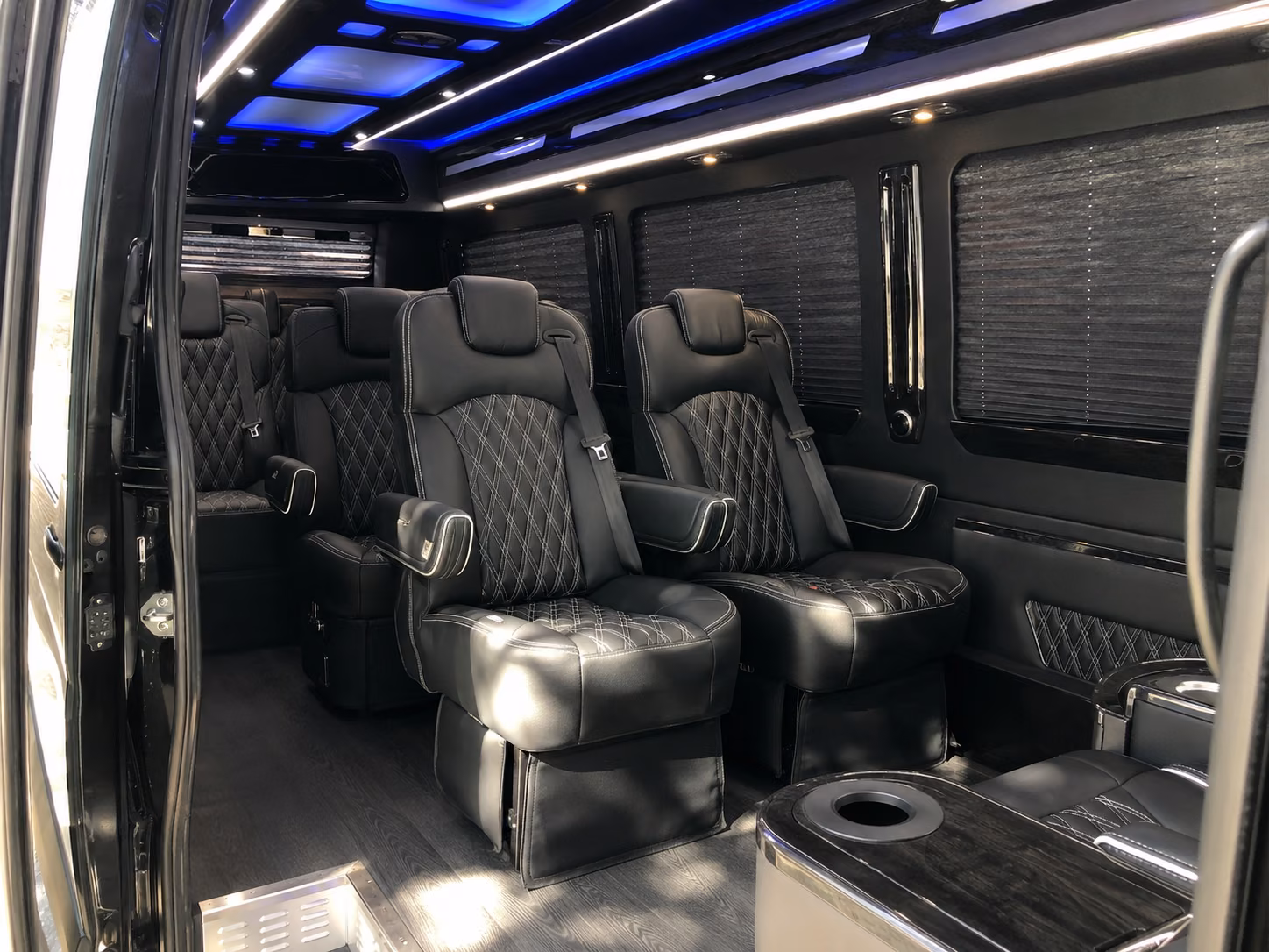 irving 18 passenger sprinter van interior