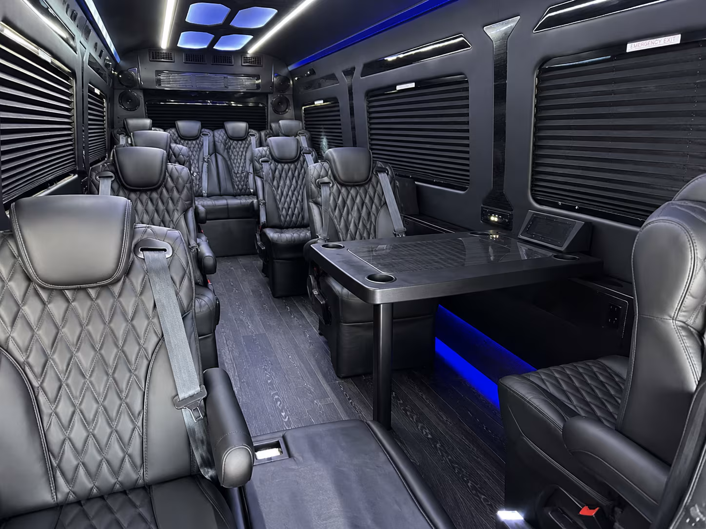 irving 20 passenger sprinter van inside