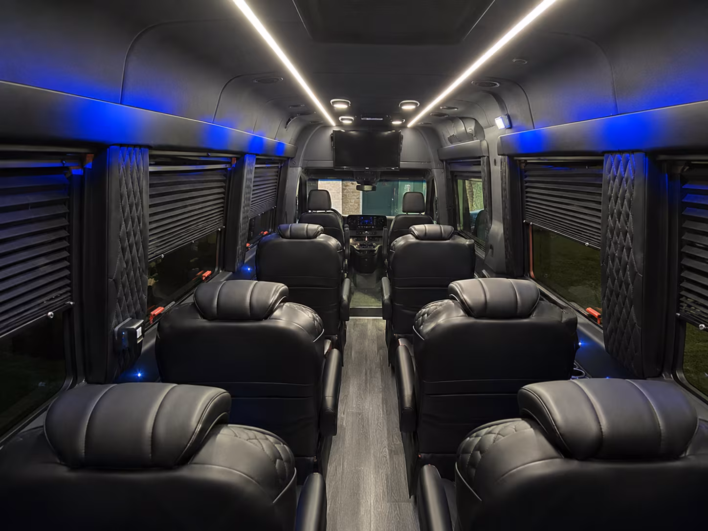 irving 20 passenger sprinter van interior